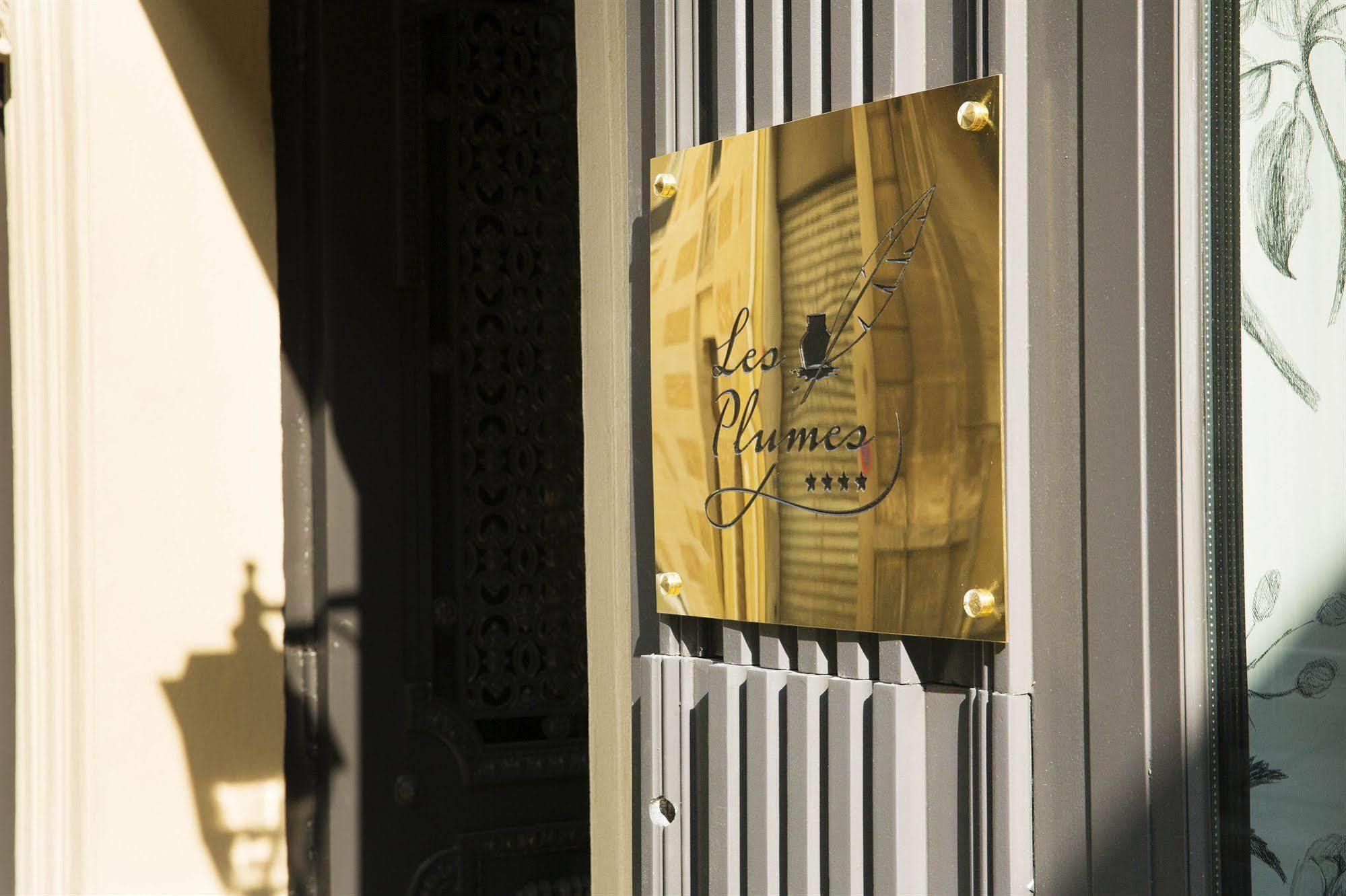 Les Plumes Hotel Paryż Zewnętrze zdjęcie